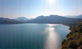 Panoramic view of Lake District landscape