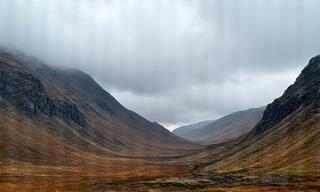 Scottish Highlands mountain range