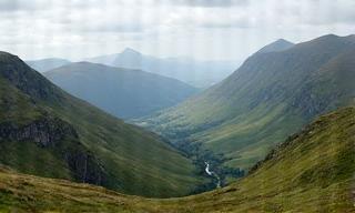 Mountainous landscape in Snowdonia National Park