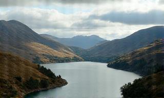 Scenic view of Lake District landscape